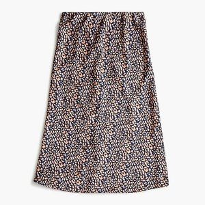 J.Crew Pull on Slip Skirt in Leopard  - L